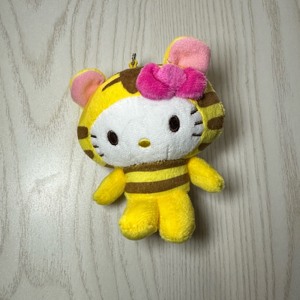 Cute Hello Kitty, Tiger, Plush, Key Chain